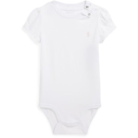 Ralph Lauren Baby Girl Body White/Delicate Pink