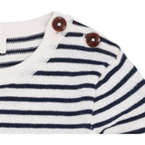 Copenhagen Colors Cream/Navy Comb. Strik Body w. Stripes 2