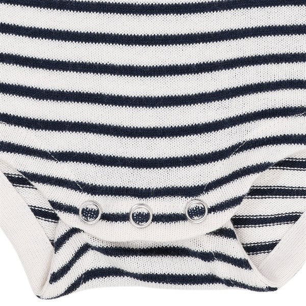 Copenhagen Colors Cream/Navy Comb. Strik Body w. Stripes 3