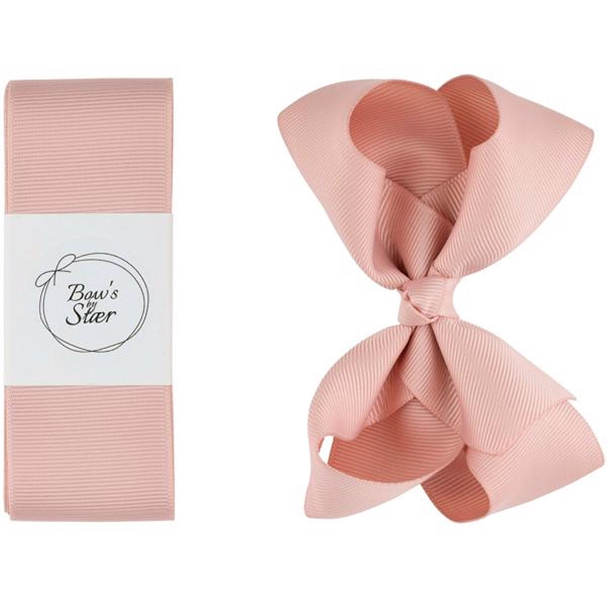 Bow's by Stær Christening Ribbon w. Bow Vanilla