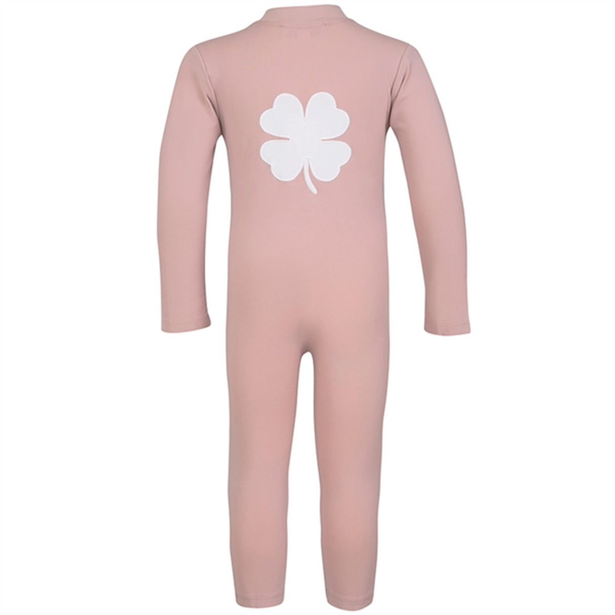 Petit Crabe Rose Nude Lou Clover Sunsuit with Zipper 6