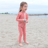 Petit Crabe Morocco Lou Clover Sunsuit with Zipper 4