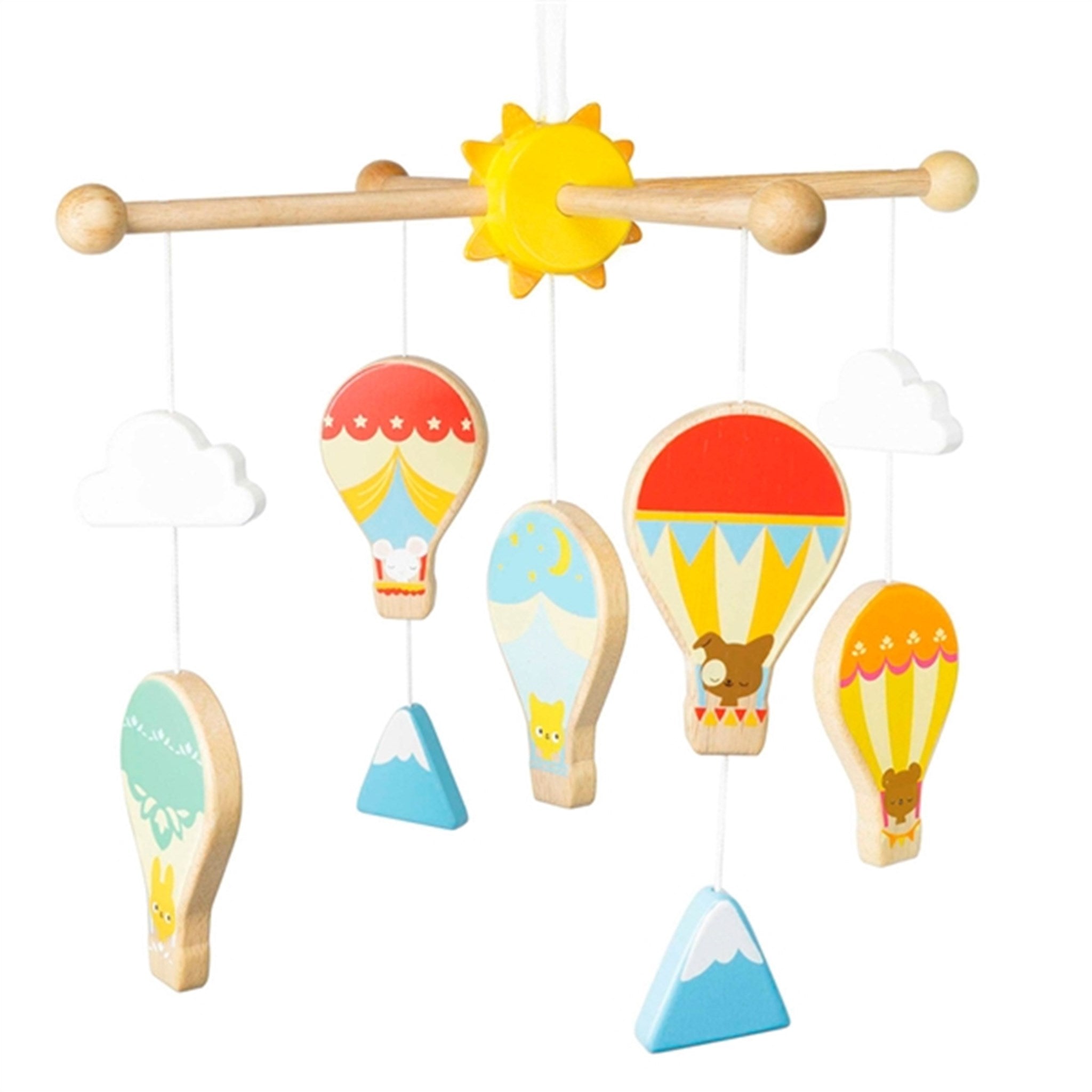 Le Toy Van Mobile of Wood Hot Air Balloons