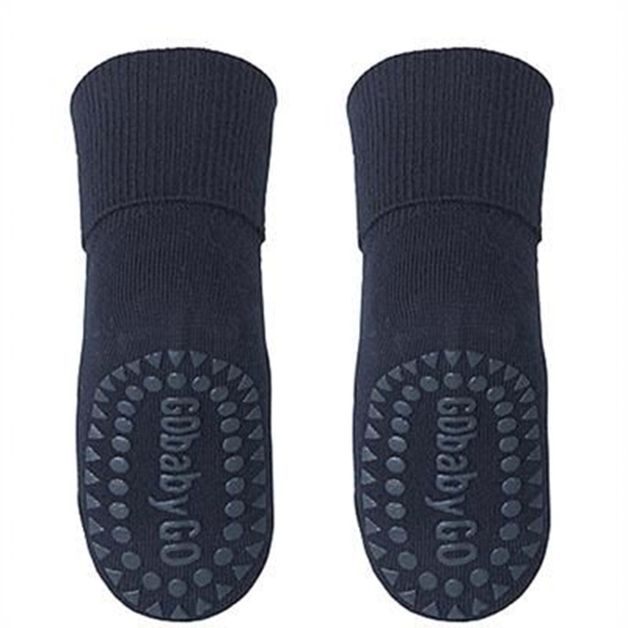 GObabyGO Bamboo Socks Antislip Dark Blue 3