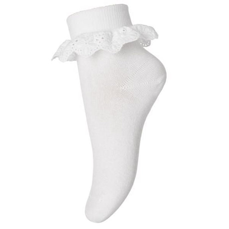 MP Cotton Lace Socks White