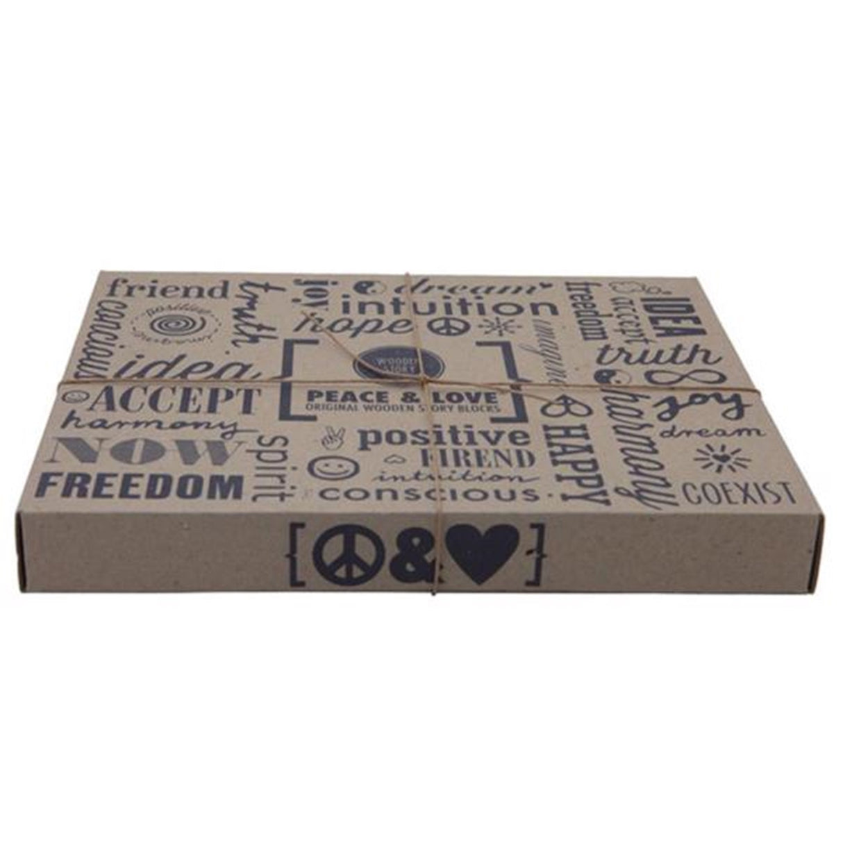 Wooden Blocks Peace&Love (29stk.) 3