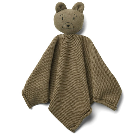 Liewood Milo Knit Cuddle Cloth Mr Bear Khaki