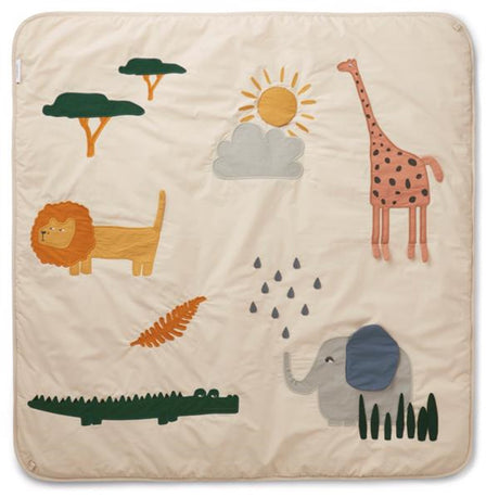 Liewood Glenn Activity Blanket Safari Sandy Mix