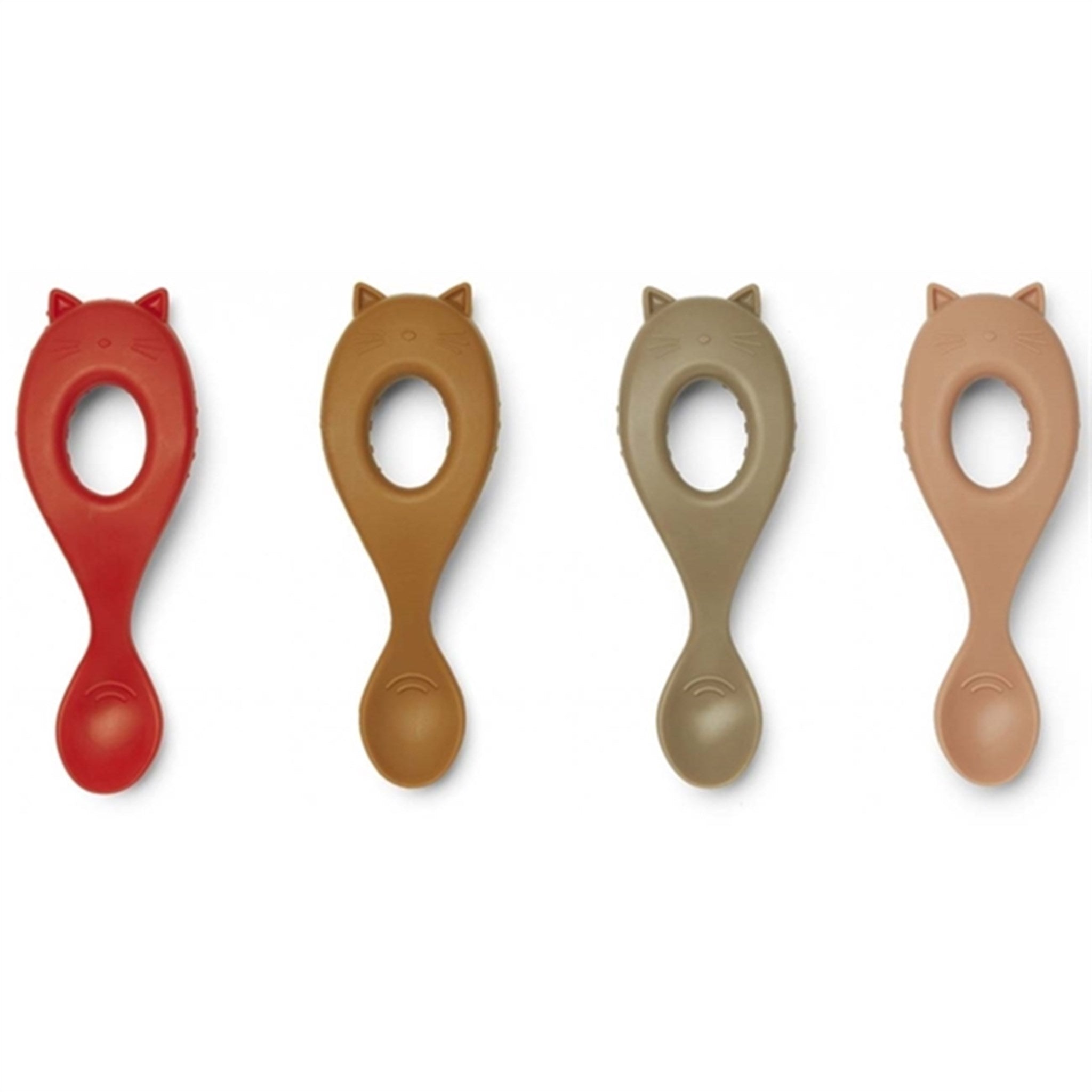 Liewood Liva Silicone Spoon 4-Pack Multi Mix