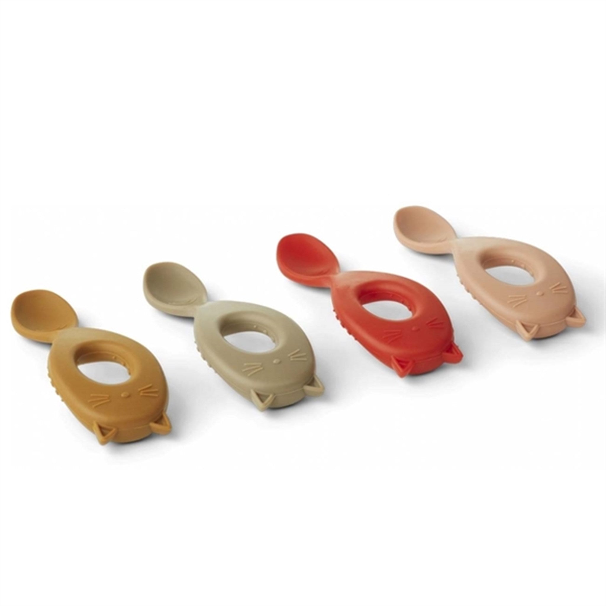 Liewood Liva Silicone Spoon 4-Pack Multi Mix 3