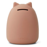 Liewood Palma Money Bank Cat Dark Rose