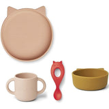 Liewood Vivi Silicone Set Cat Rose Multi Mix