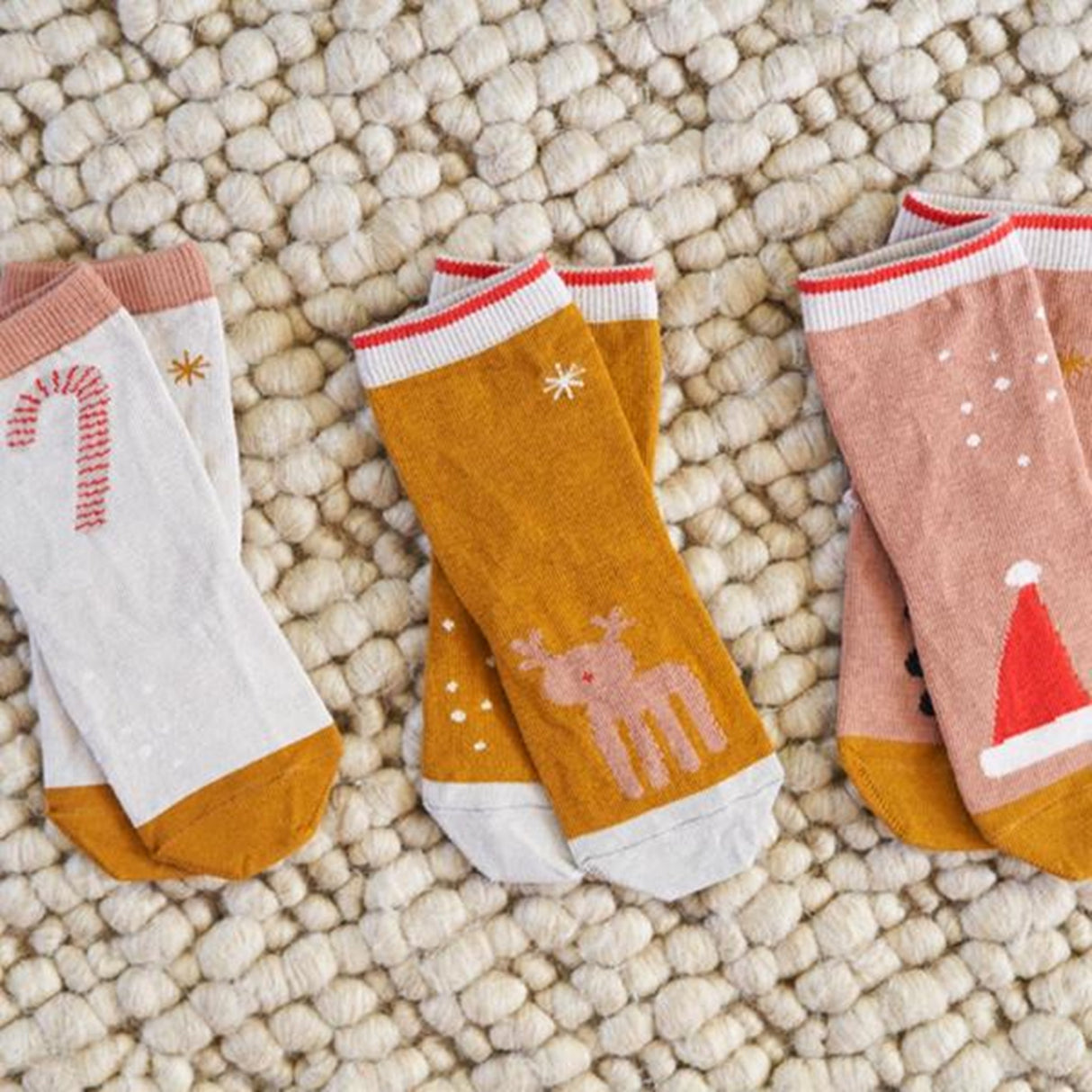 Liewood Silas Cotton Socks 3 Holiday Tuscany Rose Multi Mix