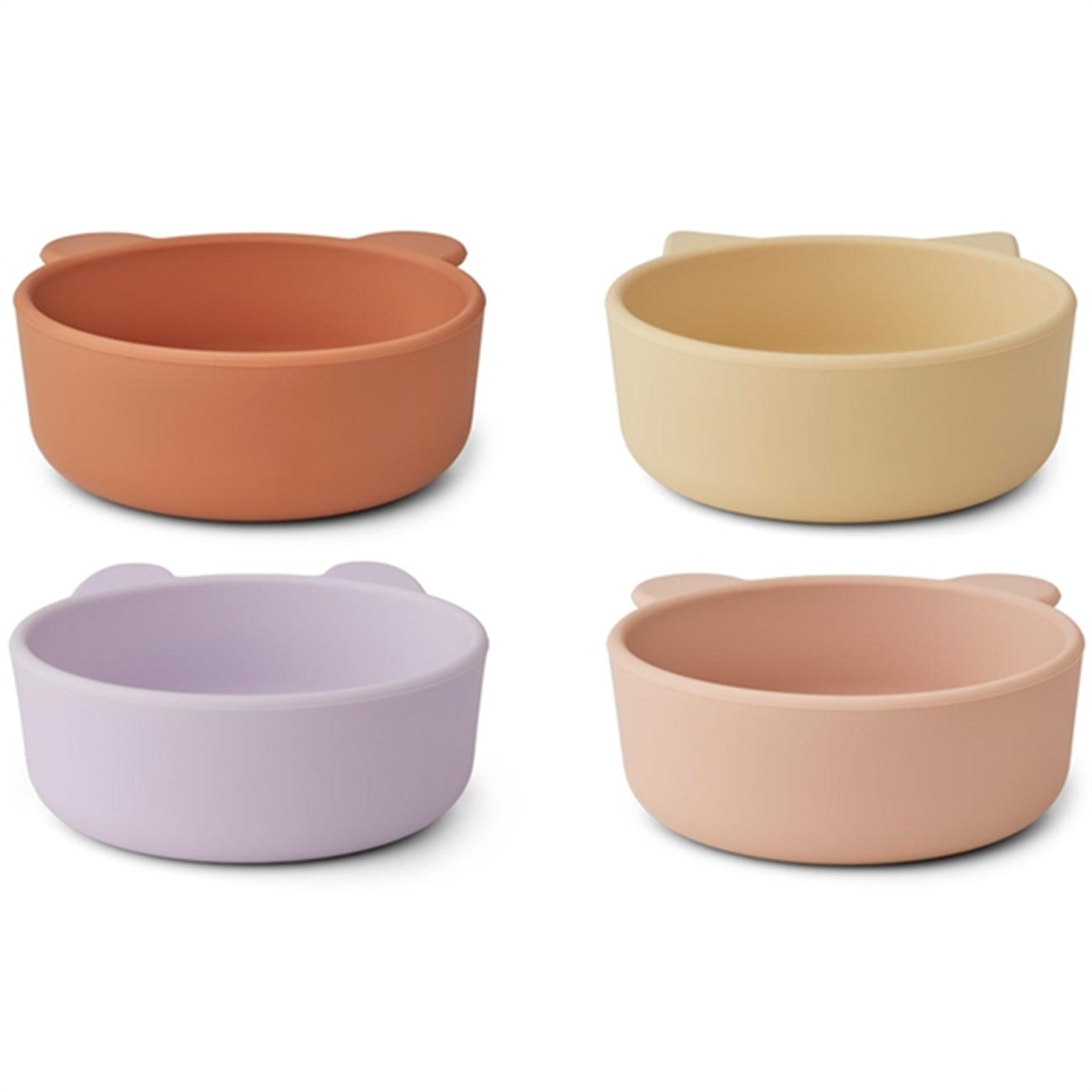 Liewood Iggy Silicone Bowl 4-Pack Light Lavender Mix 2