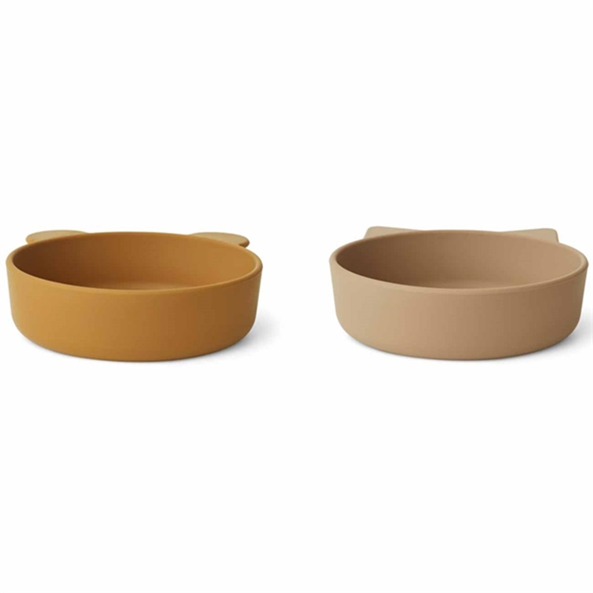 Liewood Vanessa Silicone Bowl 2-pack Golden Caramel Oat Mix 3