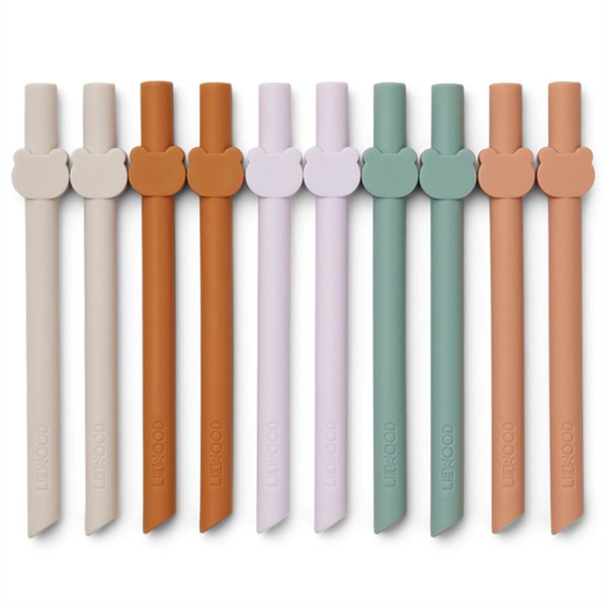 Liewood Badu Straws 10-Pack Multi Mix