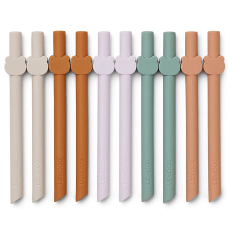 Liewood Badu Straws 10-Pack Multi Mix