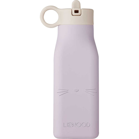 Liewood Warren Water Bottle Cat Light Lavender