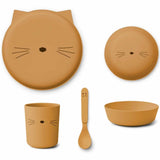 Liewood Brody Junior Set Cat Golden Caramel