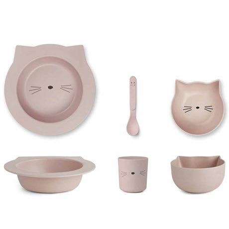 Liewood Joana Baby Set Cat Rose Blush