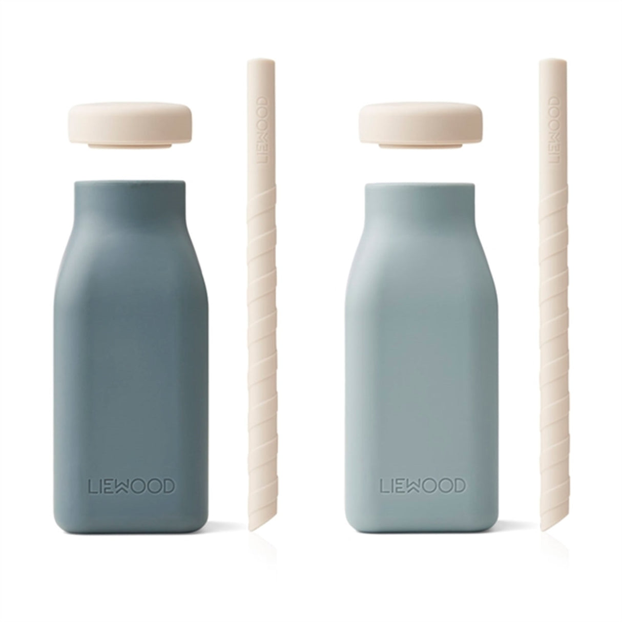 Liewood Erika Milkshake Bottle 2-Pack Blue Mix