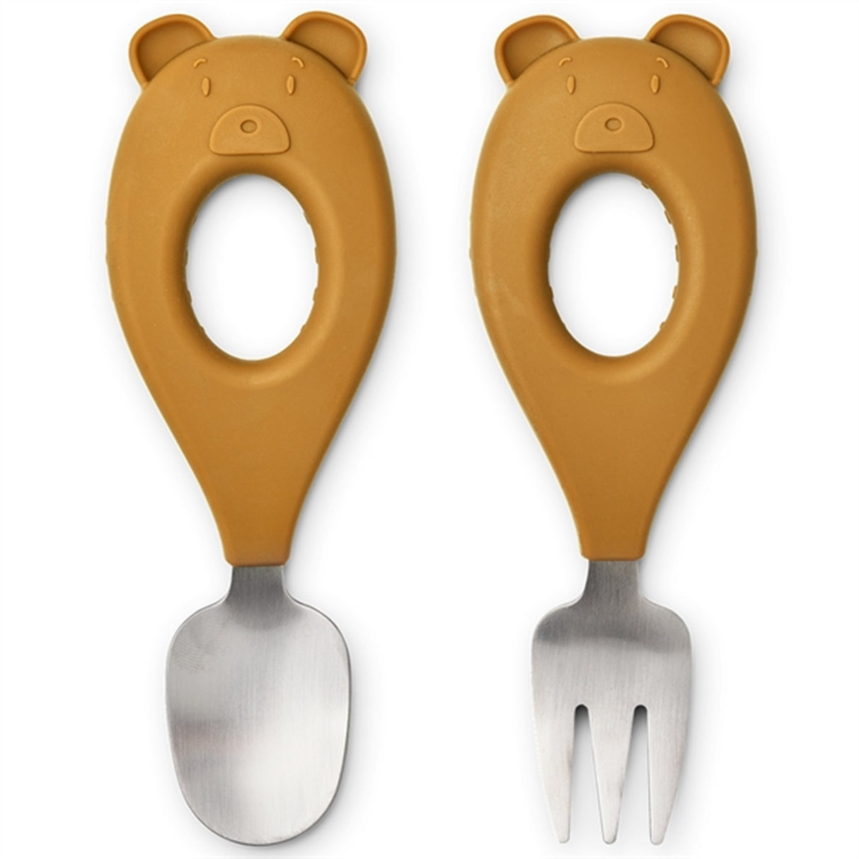 Liewood Stanley Baby Cutlery Mr Bear/Golden Caramel