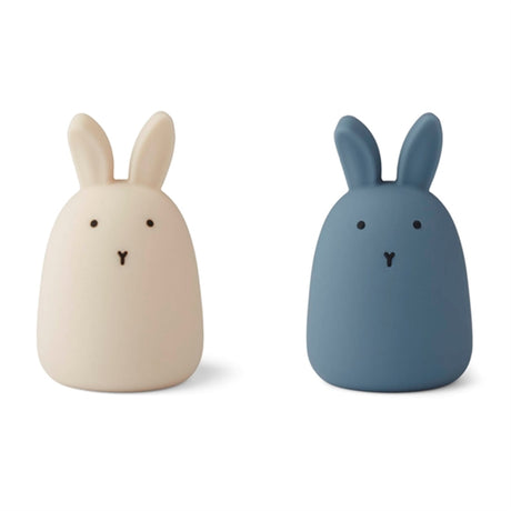 Liewood Callie Night Light 2-pack Rabbit Sandy/Stormy Blue