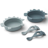 Liewood Evan Silicone Set 2-Pack Dino Blue Mix 2