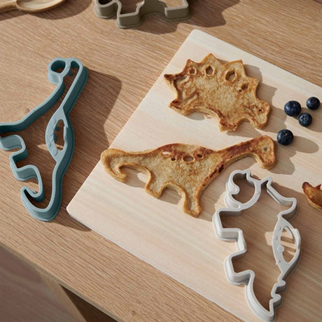 Liewood Karina Pancake Shapers Silicone Dino Khaki / Multi Mix 2