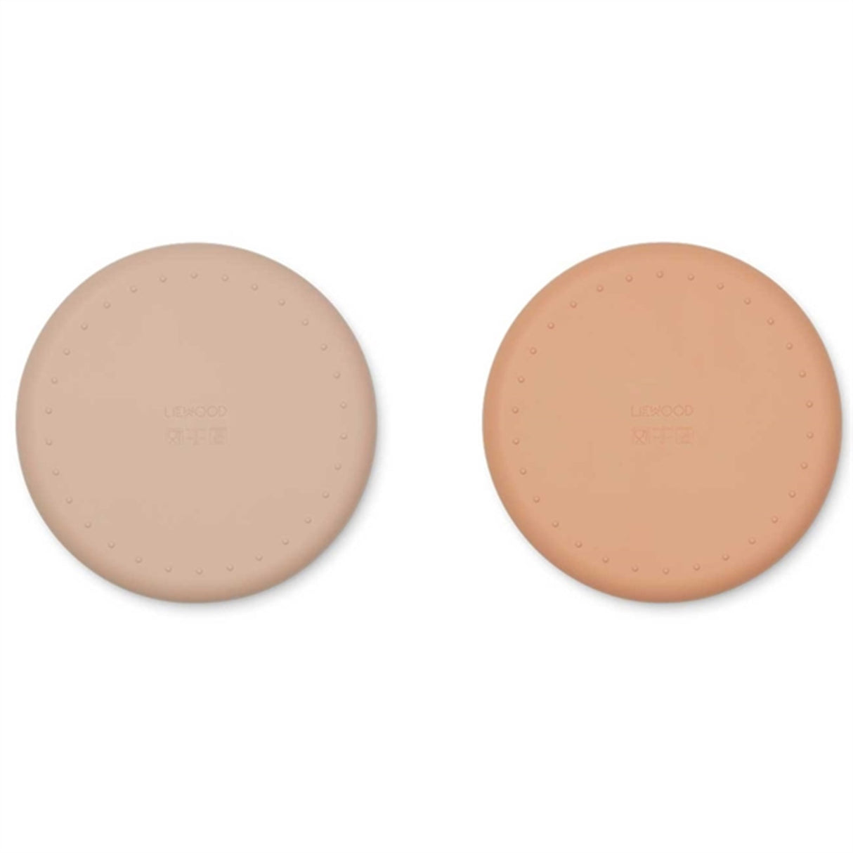 Liewood Harvey Silicone Divider Plate 2-pack Rose Mix