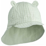 Liewood Gorm Reversible Seersucker Sun Hat Dusty Mint/Creme De La Creme