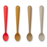 Liewood Siw Feeding Spoons 4-pack Apple Red Multi Mix