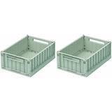 Liewood Weston Storage Box S Peppermint 2-Pack