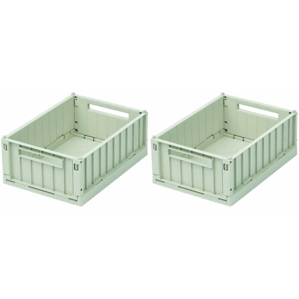 Liewood Weston Storage Box S Dusty Mint 2-Pack