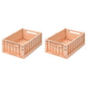 Liewood Weston Storage Box S Tuscany Rose 2-Pack