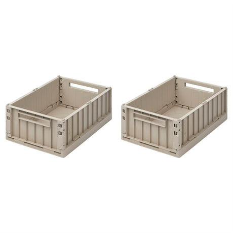 Liewood Weston Storage Box M Sandy 2-Pack