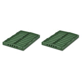 Liewood Weston Storage Box M Garden Green 2-Pack 2