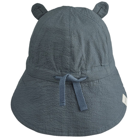 Liewood Gorm Sun Hat Whale Blue 2