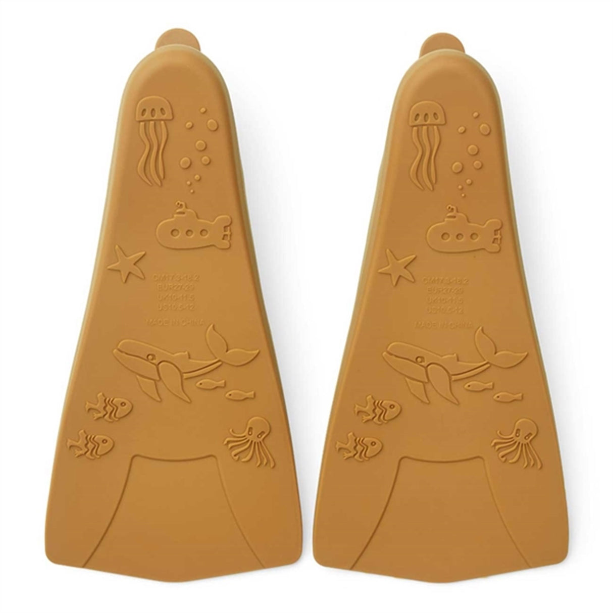 Liewood Gustav Swim Fins Golden Caramel 4