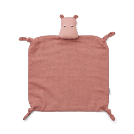 Liewood Agnete Cuddle Cloth Hippo / Dusty Raspberry Mix