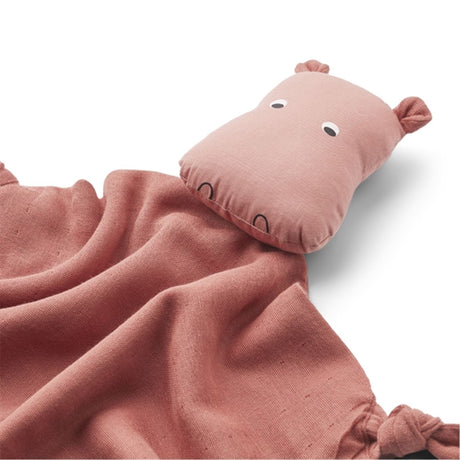 Liewood Agnete Cuddle Cloth Hippo / Dusty Raspberry Mix 2