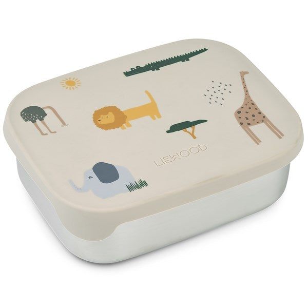 Liewood Arthur Lunch Box Safari Sandy Mix