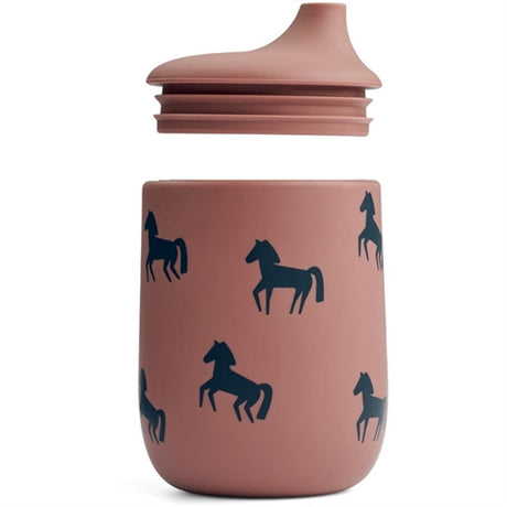 Liewood Ellis Sippy Cup Horses/Dark Rosetta 2