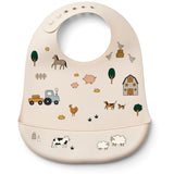 Liewood Tilda Silicone Bib 2-Pack Farm / Sandy 3