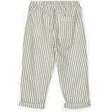 Liewood Orlando Y/D Stripe Poplin Pants Y/D Stripes Garden Green/Creme De La Creme 5