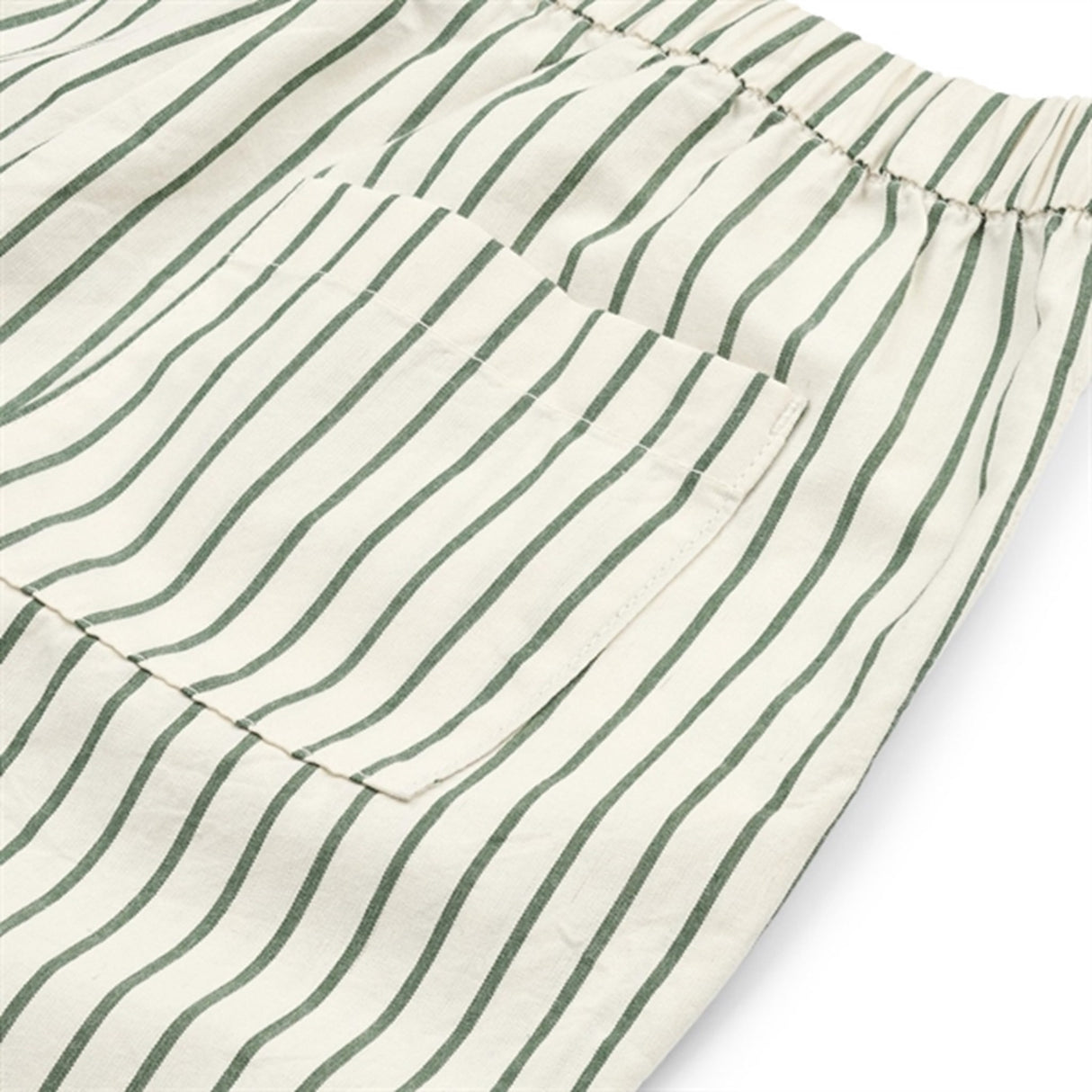 Liewood Orlando Y/D Stripe Poplin Pants Y/D Stripes Garden Green/Creme De La Creme 4