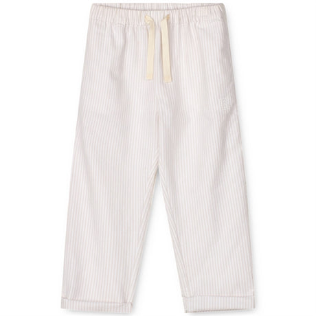 Liewood Orlando Y/D Stripe Pants Y/D Stripe Crisp White/Sandy