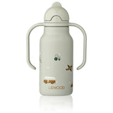 Liewood Kimmie Bottle 250 ml Vehicles/Dove Blue