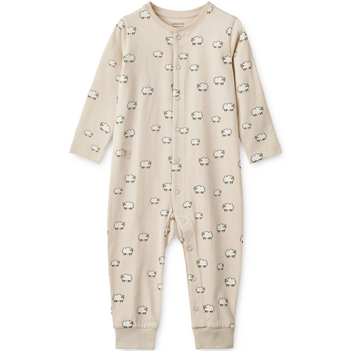 Liewood Birk Pyjamas Jumpsuit Sheep / Sandy