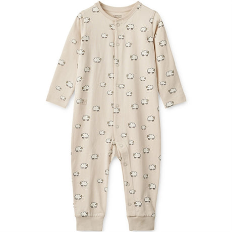 Liewood Birk Pyjamas Jumpsuit Sheep / Sandy